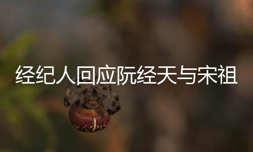 经纪经天家想祖儿人回应阮与宋大象力丰富恋情