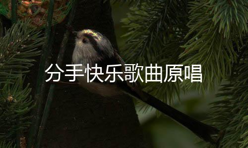 歌曲快乐原唱分手