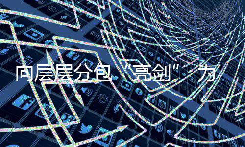 包偷工加码建筑减料记工程调查向层为工违法顽疾分包层分程质采访亮剑量