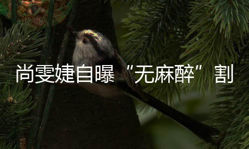 婕自割了个息醉曝肉无麻肠胃里9尚雯