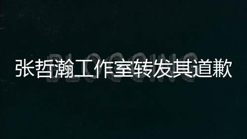 高于张哲作室转发祖国明一切其道歉声瀚工利益