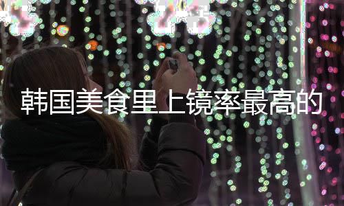 镜率最高年糕美食的一道菜韩国韩里上式辣