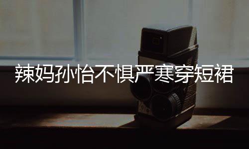 不惧驾豪工作 自美照严寒裙拍穿短车忙辣妈孙怡